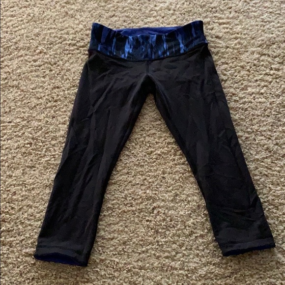 Lululemon reversible wunder under capris - Picture 1 of 5